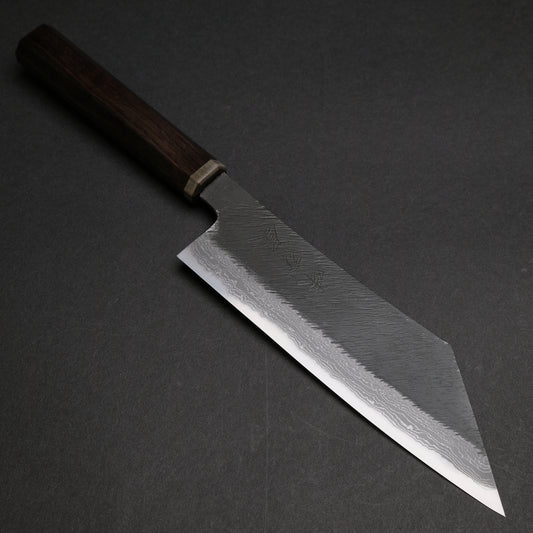 Ajikataya White #2 Matsuba Damascus Hakata 180 Ebony x Stabilizedwood Handle (#23)