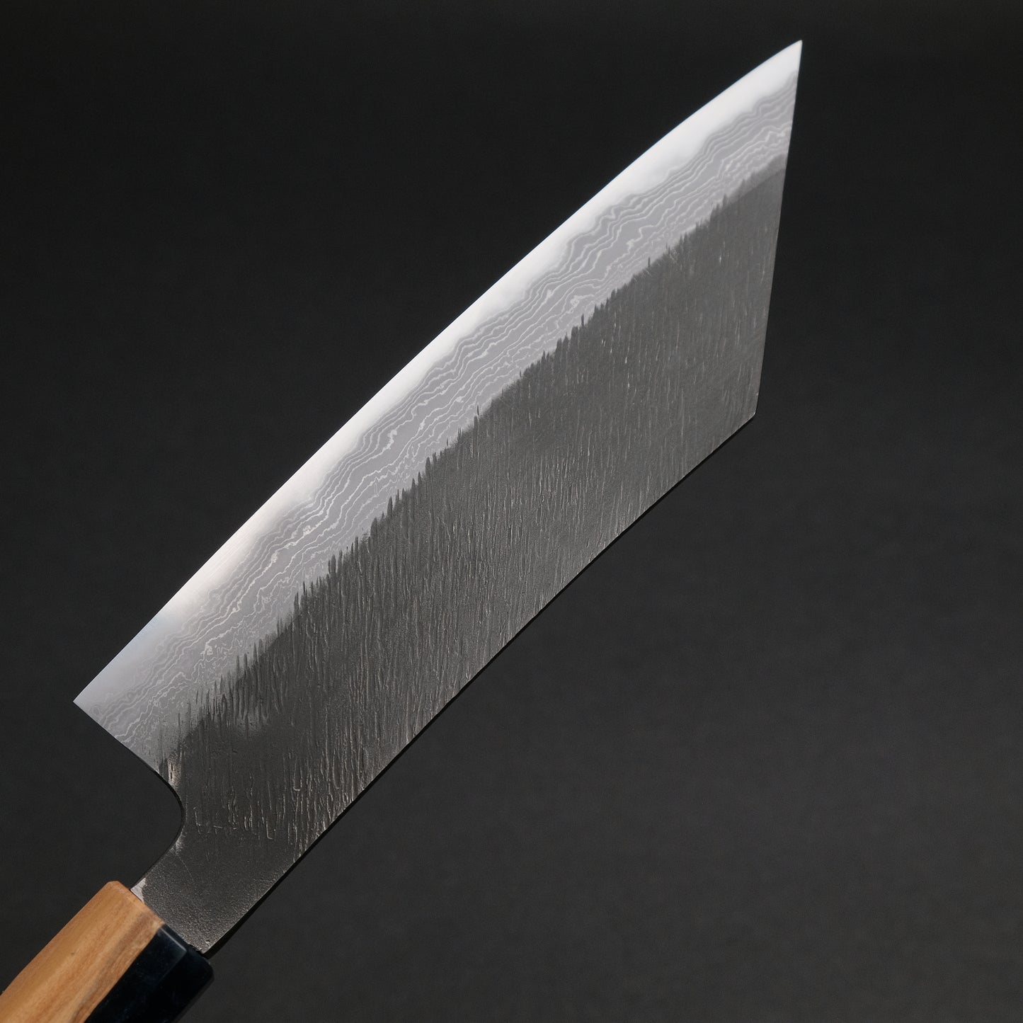 Ajikataya White #2 Matsuba Damascus Hakata 180 Olive/ Resin Handle (#24)