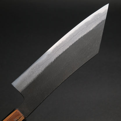 Ajikataya White #2 Matsuba Damascus Hakata 180 Olive/ Resin Handle (#24)