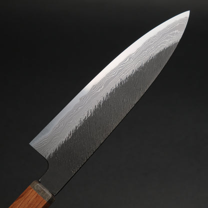 Ajikataya White #2 Matsuba Damascus Petty 150 Rosewood x Stabilizedwood Handle (#27)