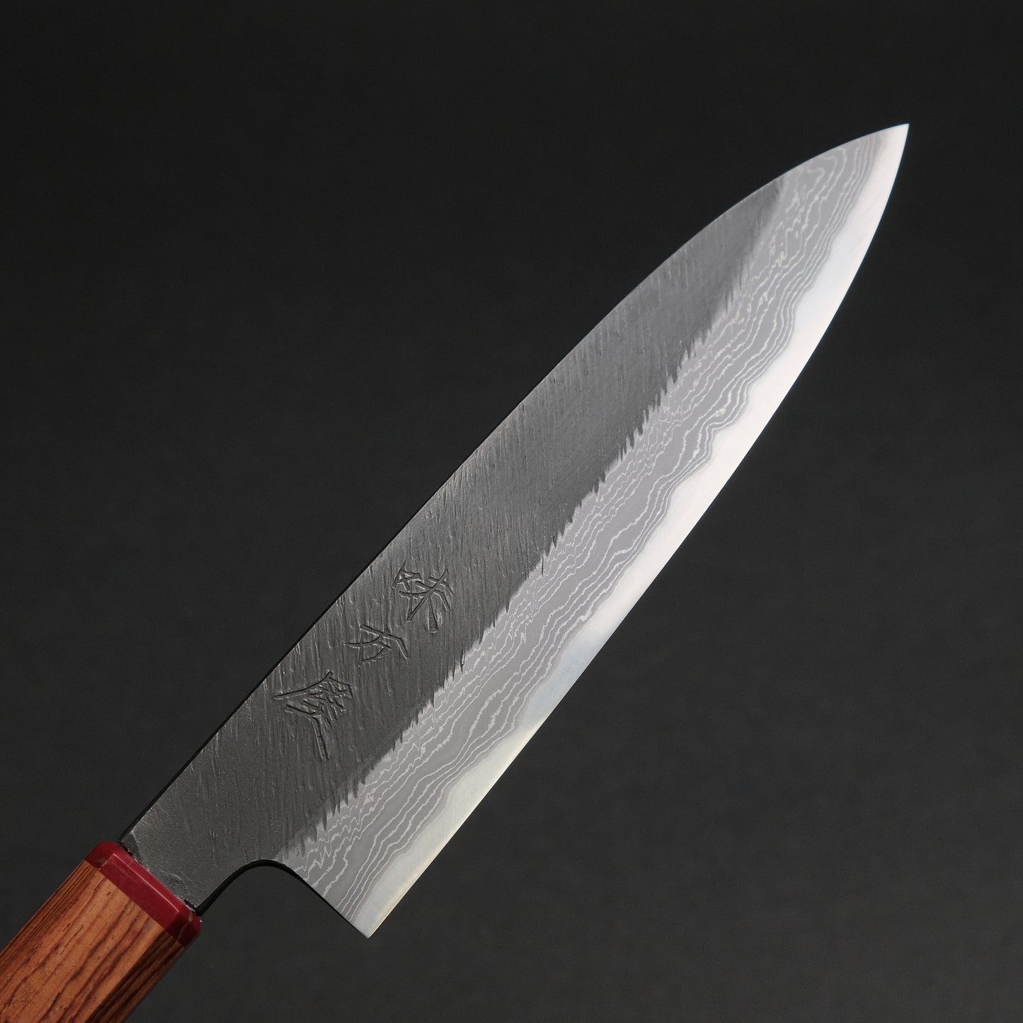 Ajikataya White #2 Matsuba Damascus Petty 150 Rosewood x TQP Handle (#28)