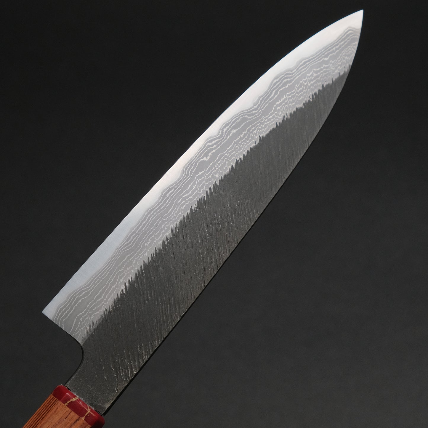 Ajikataya White #2 Matsuba Damascus Petty 150 Rosewood x TQP Handle (#28)