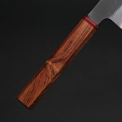 Ajikataya White #2 Matsuba Damascus Petty 150 Rosewood x TQP Handle (#28)