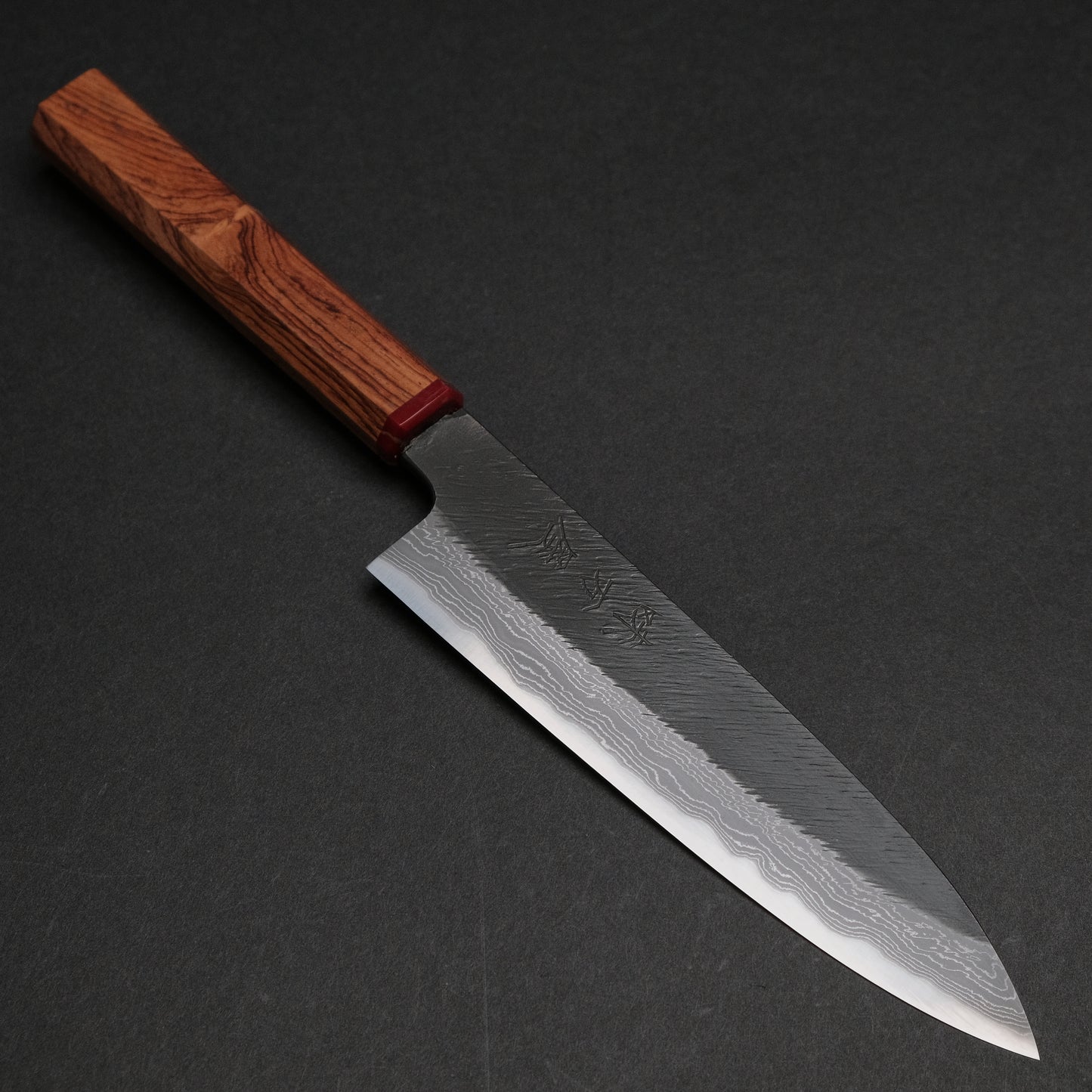 Ajikataya White #2 Matsuba Damascus Petty 150 Rosewood x TQP Handle (#28)