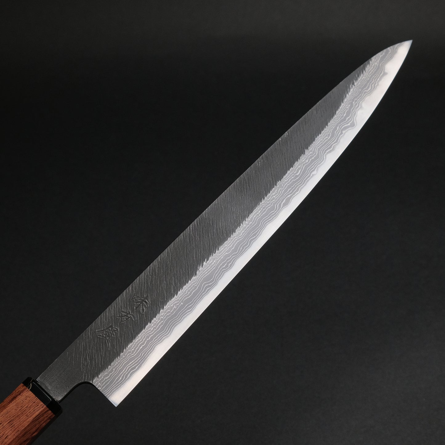 Ajikataya White #2 Matsuba Damascus Sujihiki 270 Rosewood x TQP Handle (#04)