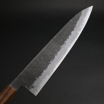 Ajikataya White #2 Nashiji Damascus Gyuto 240 Obankole Handle (#39)