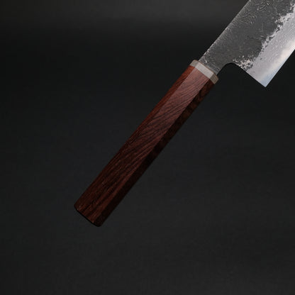 Ajikataya White #2 Nashiji Damascus Gyuto 240 Rosewood x Stabilizedwood Handle (#41)