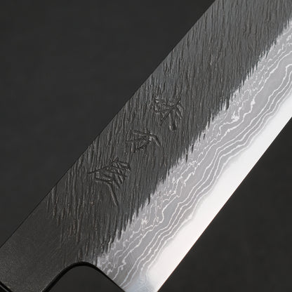 Ajikataya White #2 Matsuba Damascus Sujihiki 270 Olive x Buffalo Horn Handle (#01)