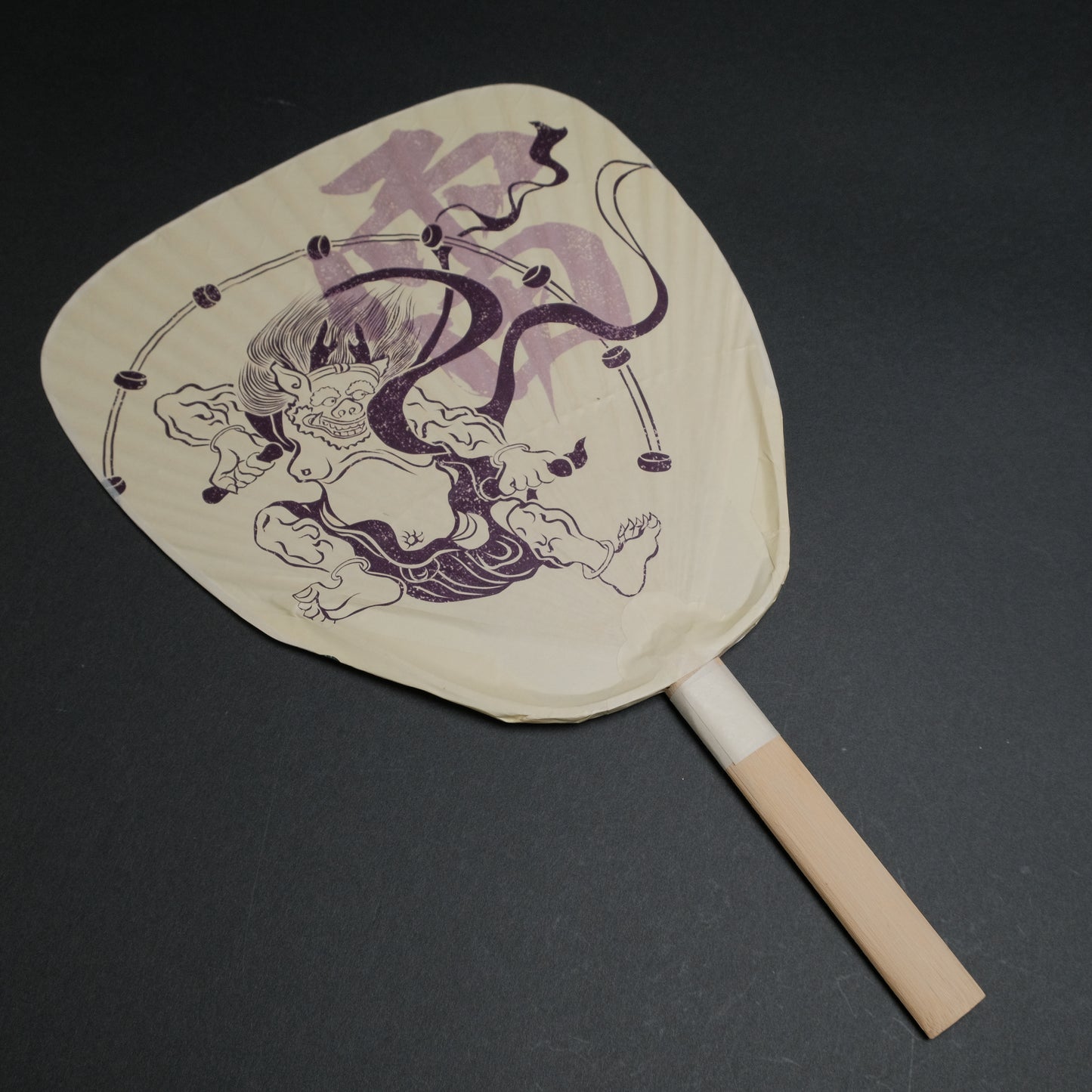 Komon Shibu Uchiwa (Paper Fan)