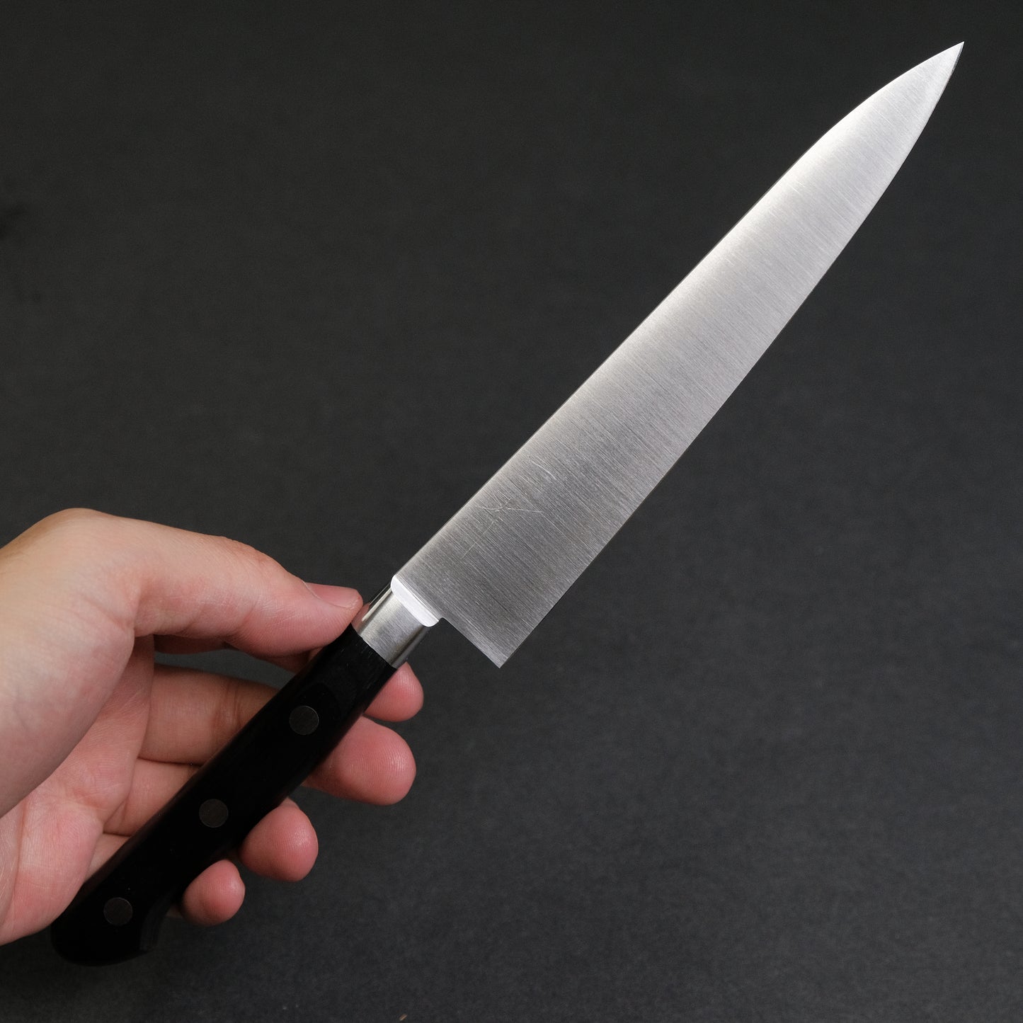 Hitohira Ashi Swedish Stainless Petty 150mm Pakka Handle