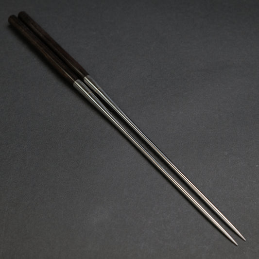 Hitohira Ebony Moribashi Chopstick 180mm Rounded