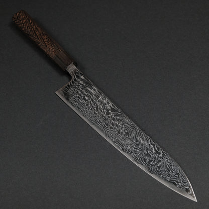 Hitohira Futana Nickel Damascus Gyuto 240mm Tagayasan Handle