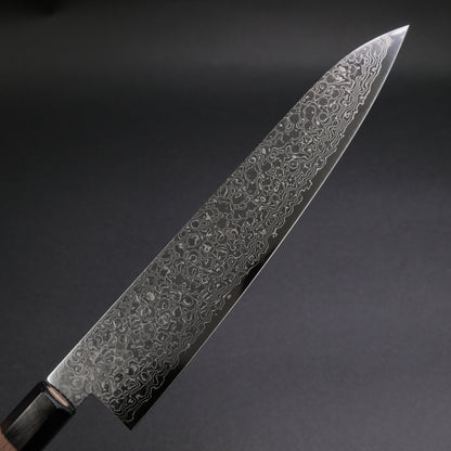 Hitohira HG Damascus Gyuto 240mm Walnut Handle