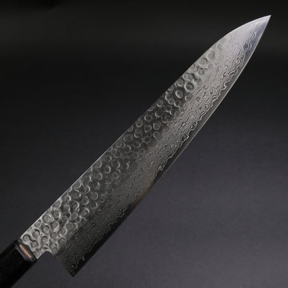 Hitohira HG Tsuchime Damascus Gyuto 240mm Walnut Handle