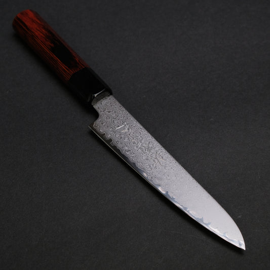 Hitohira Imojiya TH Damascus Petty 150mm Pakka Handle (Red)