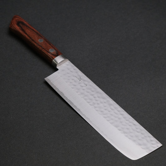 Hitohira NM Tsuchime Nakiri Imitation Mahogany Handle