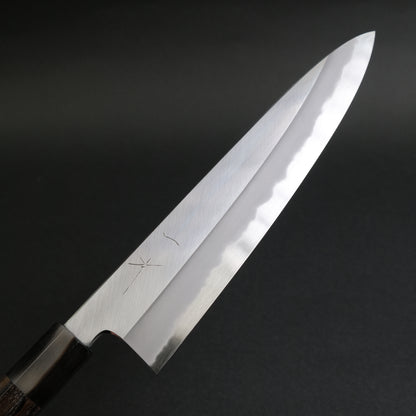 Hitohira Tanaka Kyuzo Blue #1 Migaki Gyuto 240mm Ziricote Handle