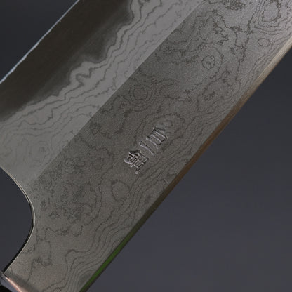 Hitohira Togashi White #1 Damascus Gyuto 210mm Burnt Yakusugi Handle