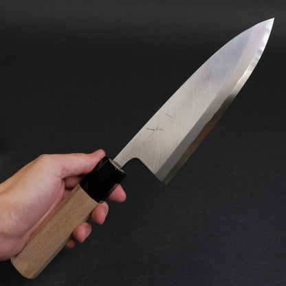 Hitohira Togashi White #2 Deba 165mm Ho Wood Handle (Saya)