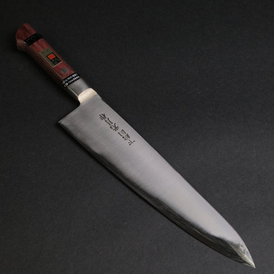 Kogetsu White #1 Gyuto 240mm Wine Pakka Handle