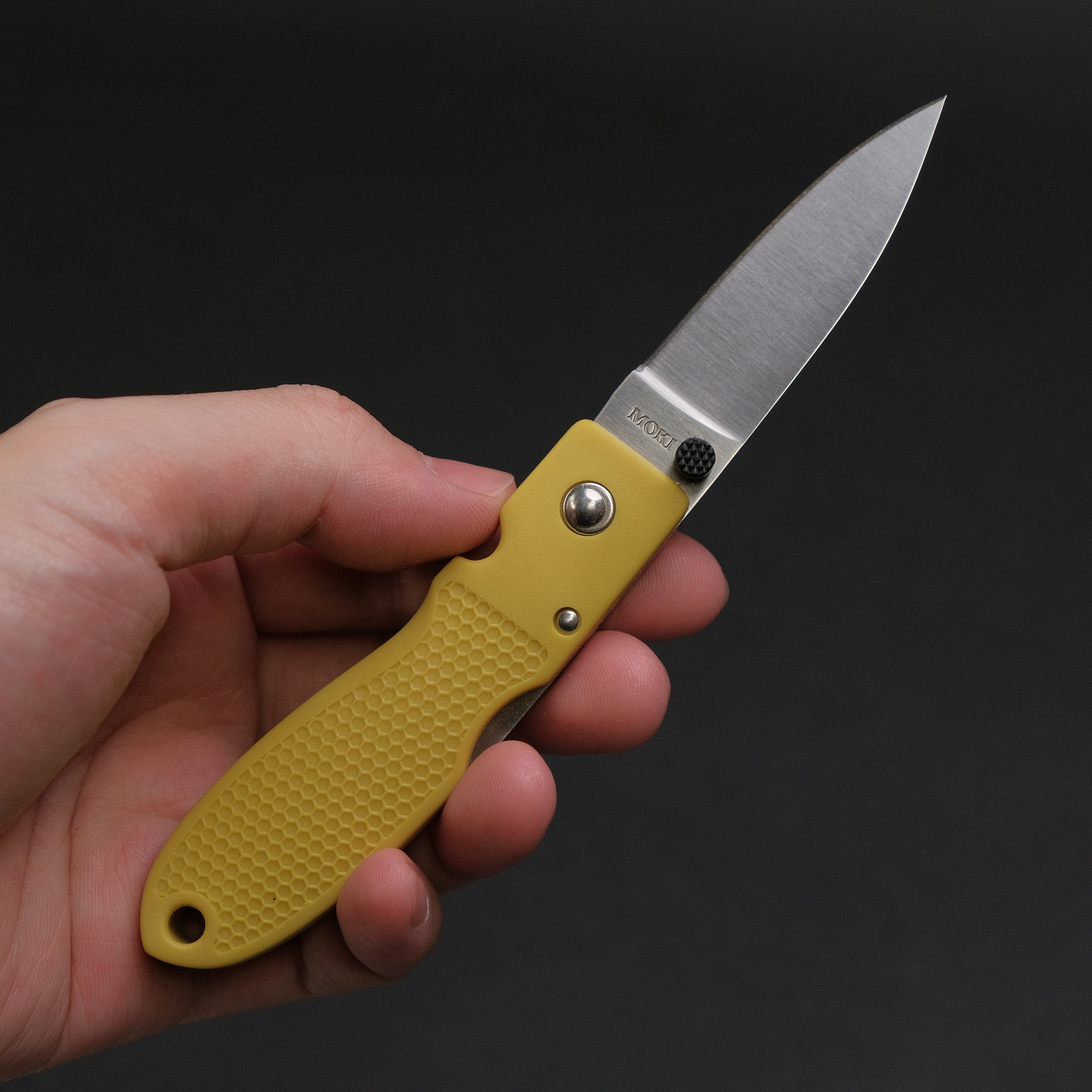 MOKI Coupe Folding Knife Grilon Handle – Ai & Om Knives