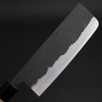 Morihei Hisamoto Kurouchi White #1 Nakiri 165mm Ho Wood Handle