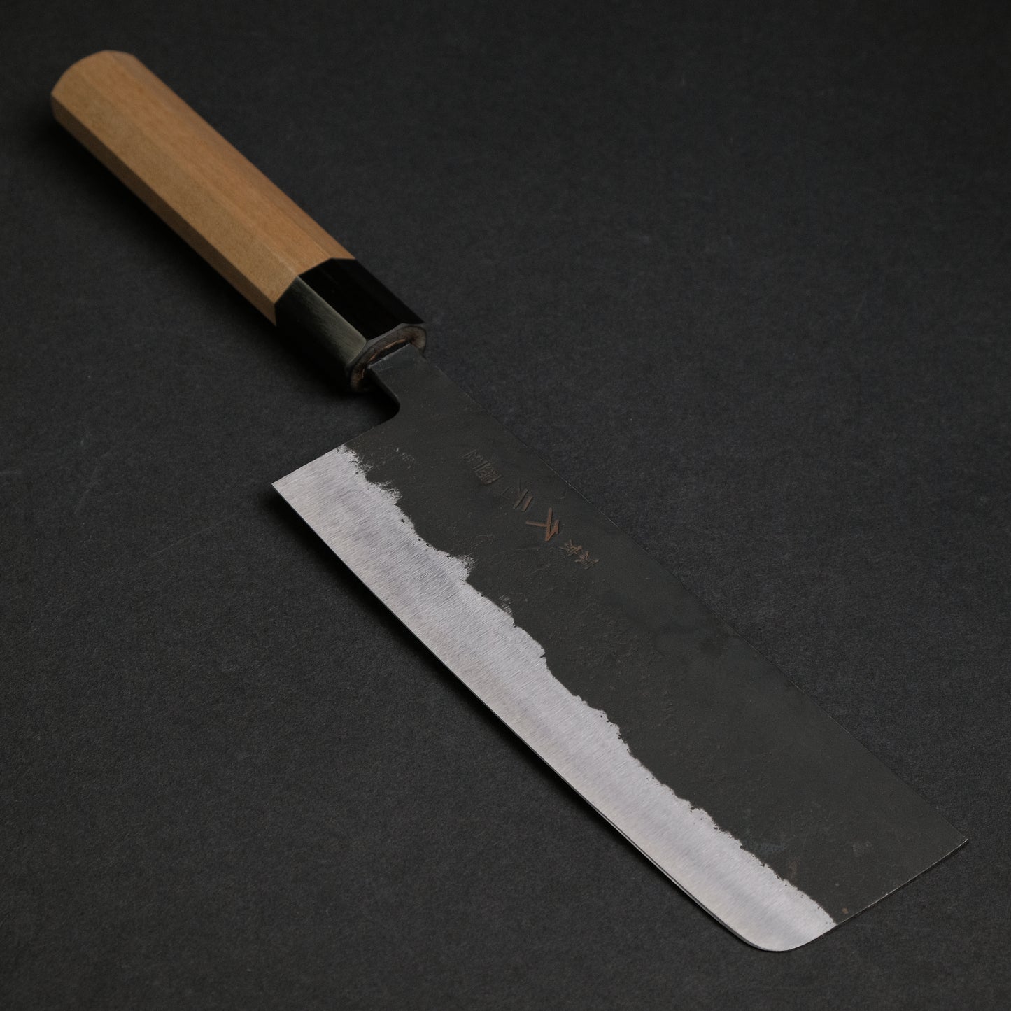 Morihei Hisamoto Kurouchi White #1 Nakiri 165mm Ho Wood Handle