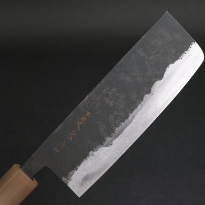 Morihei Hisamoto Kurouchi White #1 Nakiri 165mm Ho Wood Handle