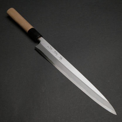 Sakai Kikumori Shironiko White #2 Yanagiba 240mm Magnolia Handle