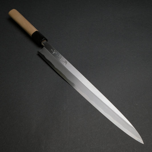 Sakai Kikumori Shironiko White #2 Yanagiba 300mm Magnolia Handle