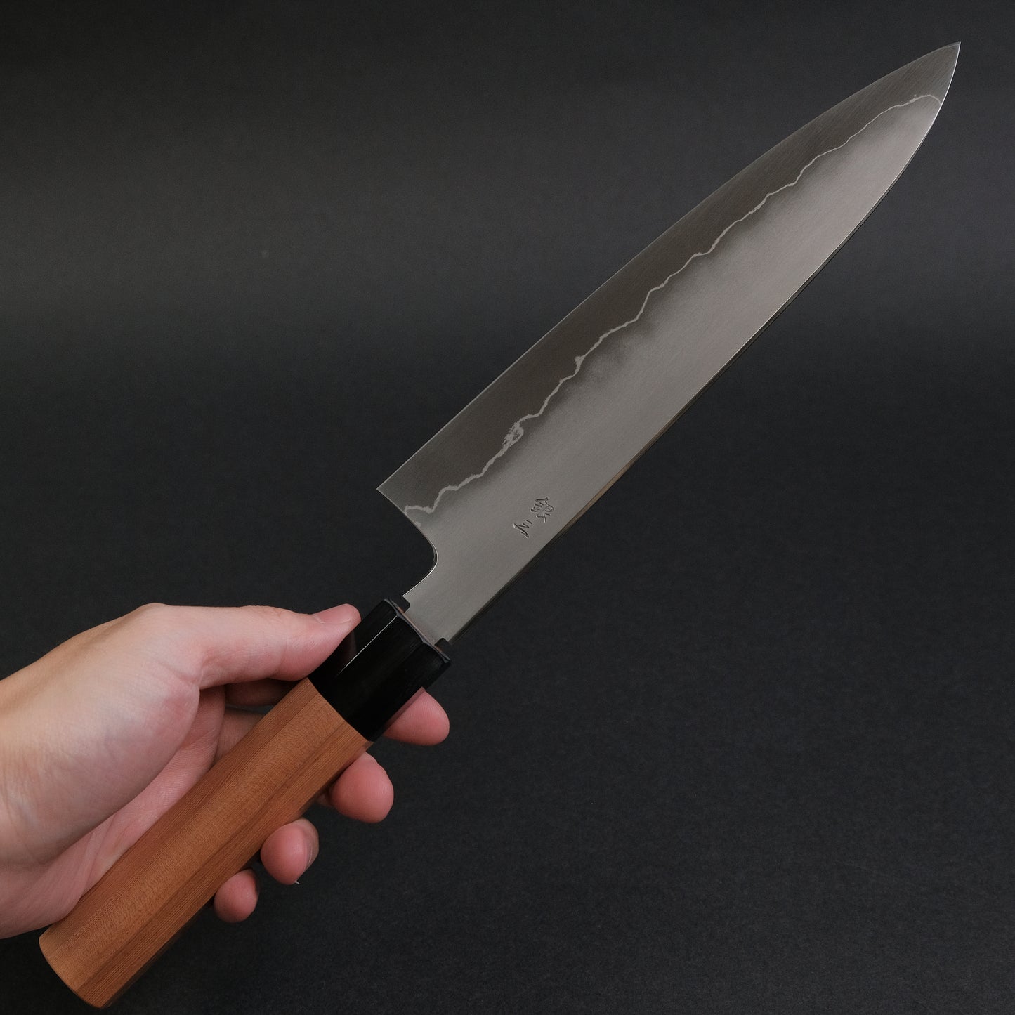 Tetsujin Silver #3 Kasumi Gyuto 210mm Yakusugi Cedar Handle