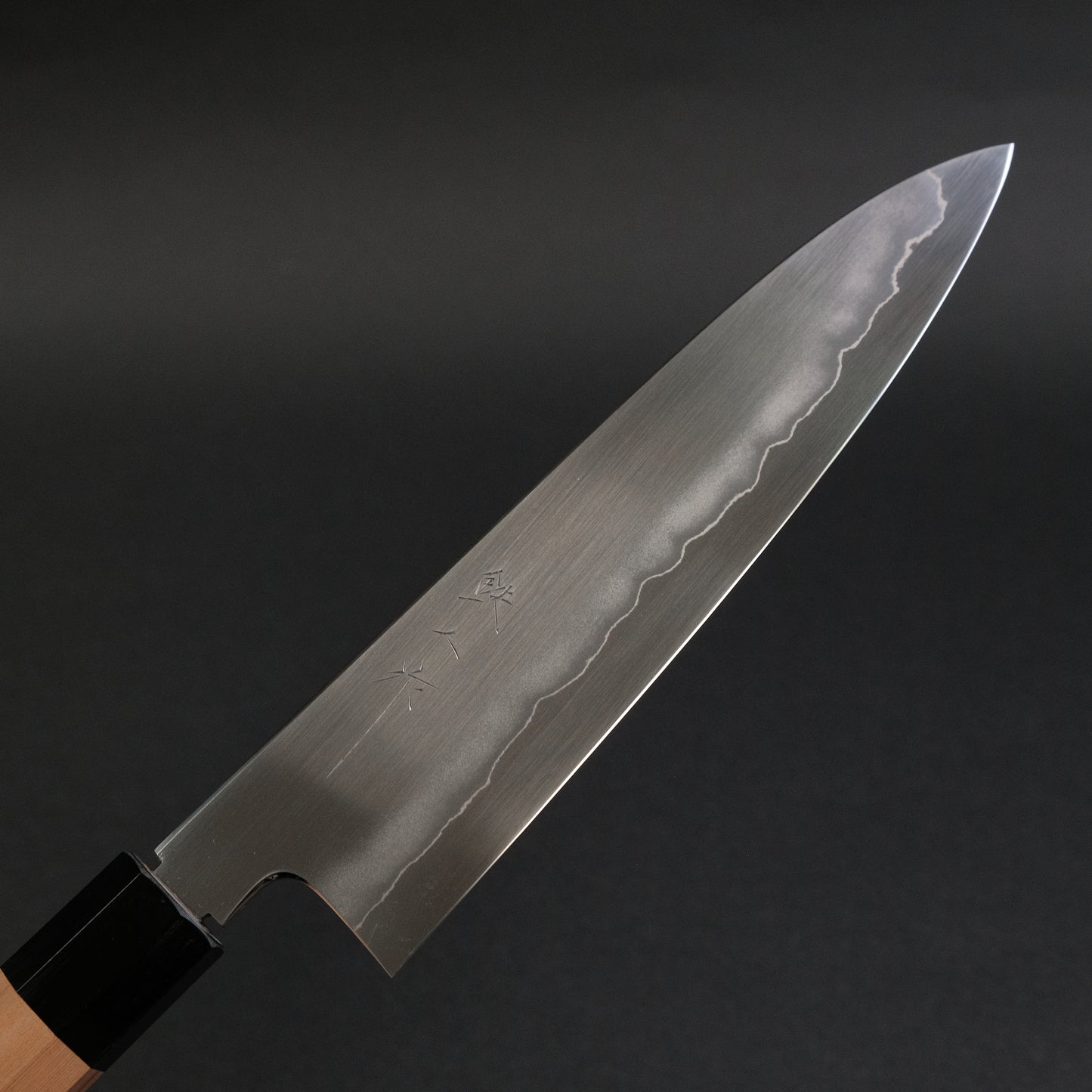 Tetsujin Silver #3 Ukiba Gyuto 210mm Yakusugi Cedar Handle