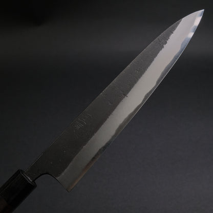 Akifusa Wakui Kurouchi Nashiji Blue #2 Gyuto 225mm Ebony Handle