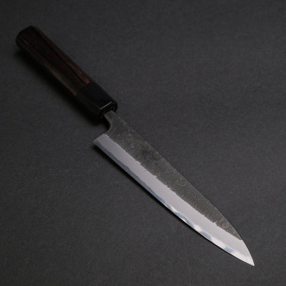 Toshihiro Wakui Kurouchi Nashiji Blue #2 Petty 150mm Ebony Handle