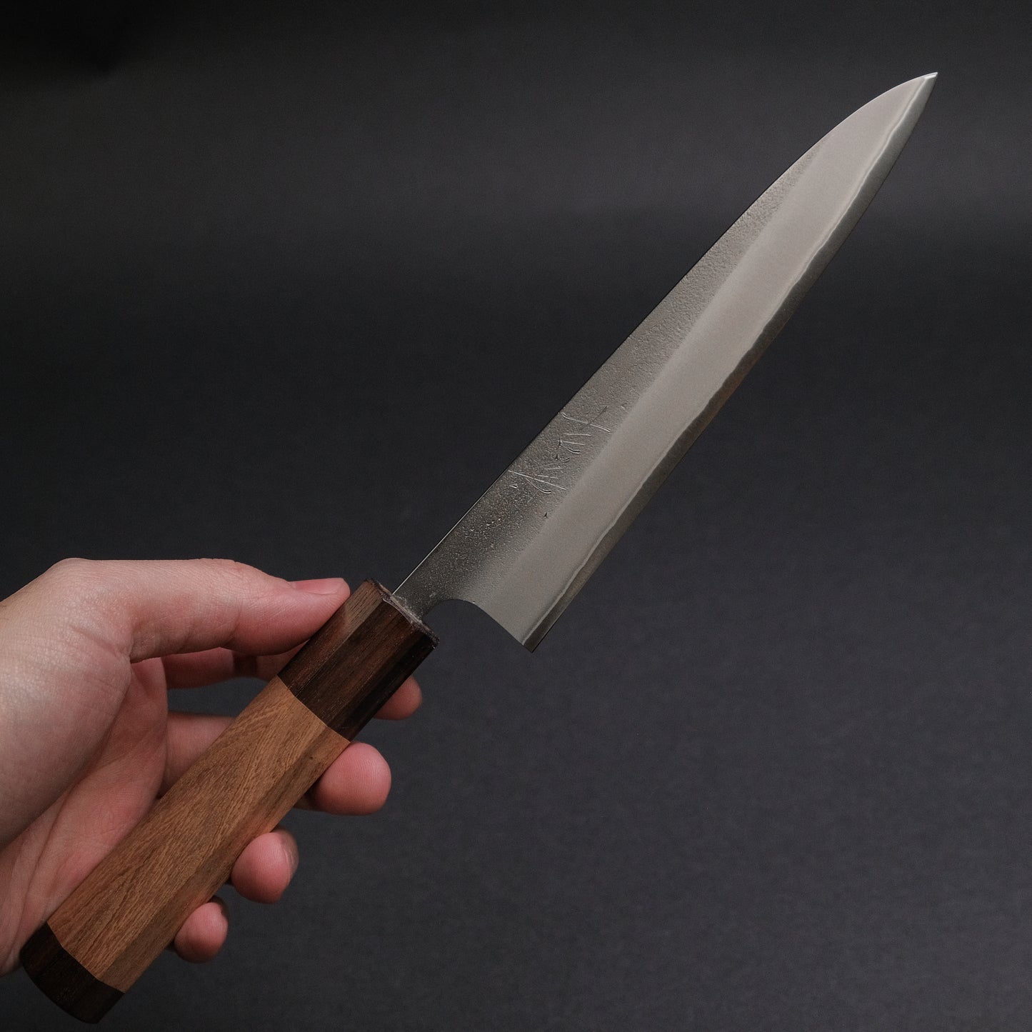 Yoshikane White #2 Nashiji Petty 150mm Enju Handle