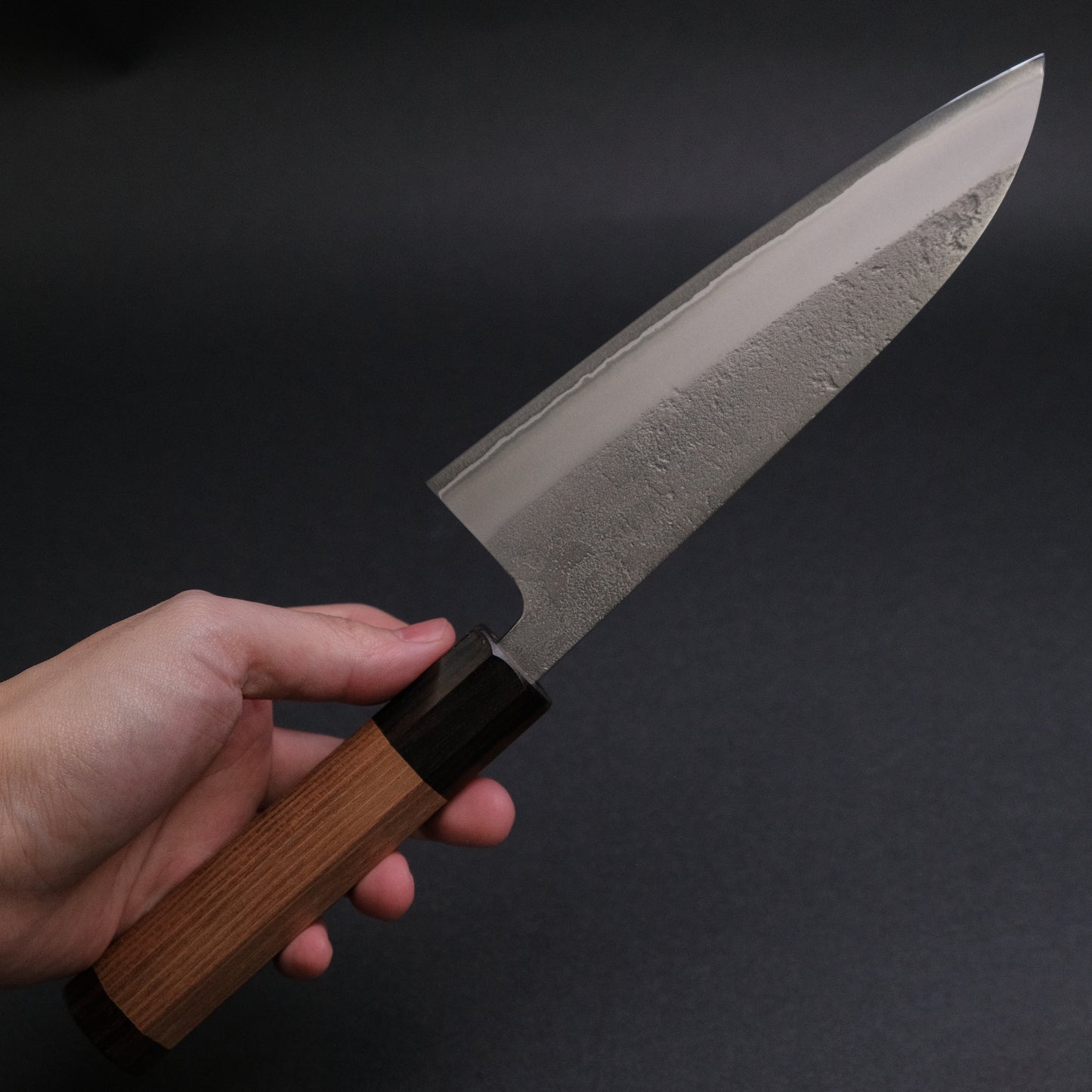 Yoshikane White #2 Nashiji Santoku 165mm Enju Handle