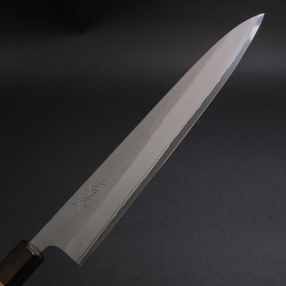 Yoshikane White #2 Nashiji Sujihiki 240mm Enju Handle